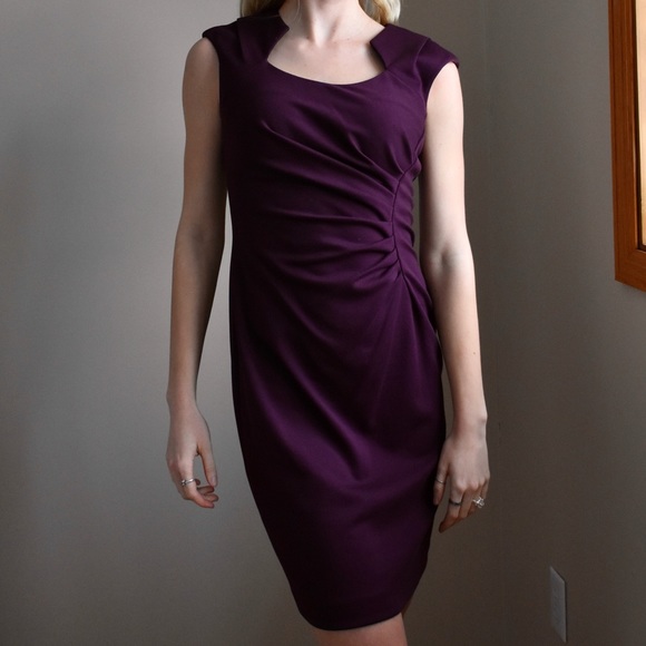 Calvin Klein Deep Purple Formal Dress - Picture 2 of 2